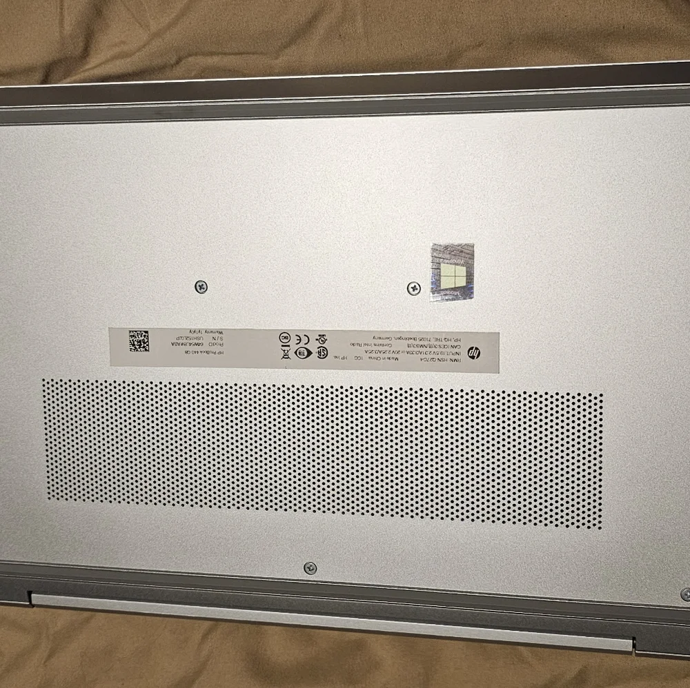 HP Probook Laptop with Laptop desk